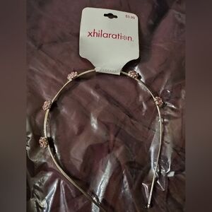 Vintage 2001 xhilaration Flower Jewel Tiara Metal Headband Y2K TARGET NWT